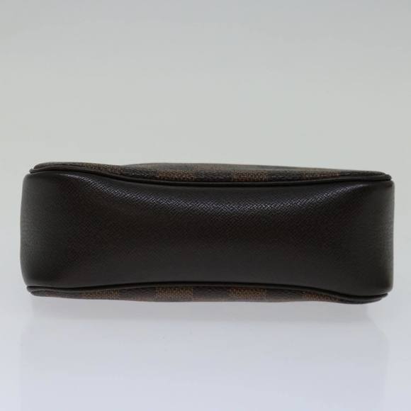 LOUIS VUITTON Damier Ebene Trousse Makeup Pouch N51982 LV Auth ep3875 - Picture 5 of 16